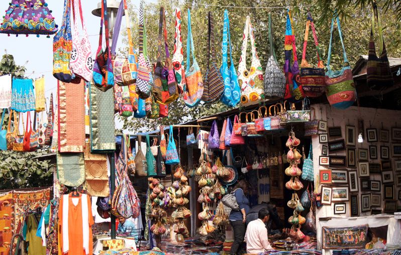 dilli haat Day Excursion to Lotus Temple And Shoplifting at Dilli Haat