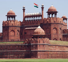 red fort delhi